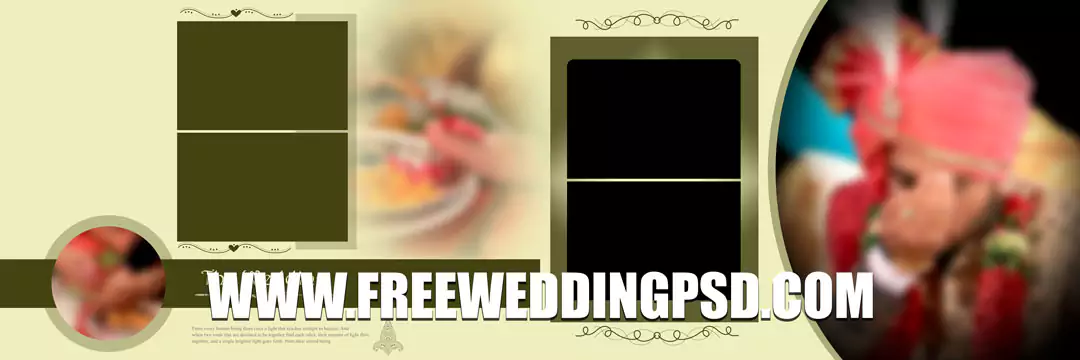 free download psd wedding album templates or background